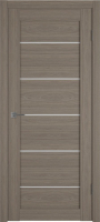 Межкомнатная дверь экошпон VFD Atum Pro Х27, остеклённая, Brun Oak White Cloud