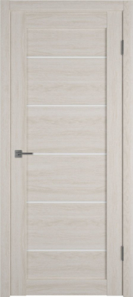 Межкомнатная дверь экошпон VFD Atum Pro Х27, остеклённая, Scansom Oak White Cloud 900x2000