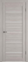 Межкомнатная дверь экошпон VFD Atum Pro Х27, остеклённая, Stone Oak White Cloud