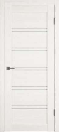 Межкомнатная дверь экошпон VFD Atum Pro Х28, остеклённая, Artic Oak White Cloud 900x2000