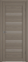 Межкомнатная дверь экошпон VFD Atum Pro Х28, остеклённая, Brun Oak White Cloud