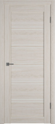 Межкомнатная дверь экошпон VFD Atum Pro Х28, остеклённая, Scansom Oak White Cloud 900x2000