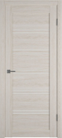 Межкомнатная дверь экошпон VFD Atum Pro Х28, остеклённая, Scansom Oak White Cloud