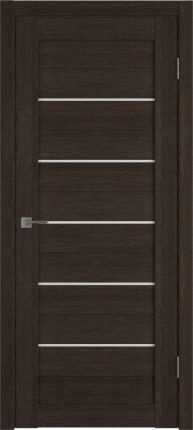 Межкомнатная дверь экошпон VFD GLAtum Х5, остекленная, венге 900x2000