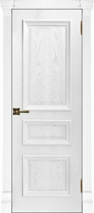 Шпонированная межкомнатная дверь Барселона, глухая, perla 900x2000