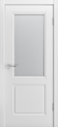Межкомнатная дверь эмаль Шейл Дорс Беллини-222, остеклённая, белый 900x2000