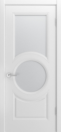 Межкомнатная дверь эмаль Шейл Дорс Беллини-888, остеклённая, белый