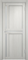 Межкомнатная дверь из экошпона Верда Берлин 01, остеклённая, слоновая кость