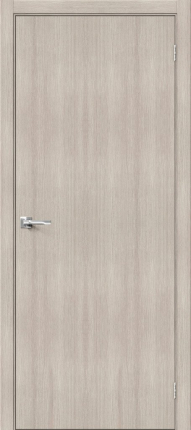 Межкомнатная дверь экошпон Bravo Браво-0, глухая Cappuccino Veralinga 900x2000