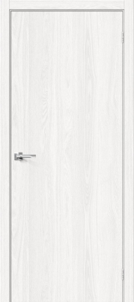 Межкомнатная дверь экошпон Bravo Браво-0, глухая, White Dreamline 900x2000