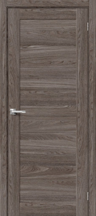 Межкомнатная дверь хард флекс Bravo Браво-21, глухая, Ash Wood 900x2000