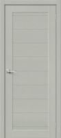 Межкомнатная дверь экошпон Bravo Браво-21, глухая, Grey Wood