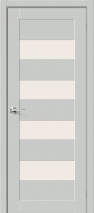 Межкомнатная дверь Браво-23, остеклённая, Grey Mix