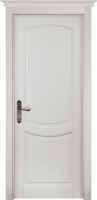 Межкомнатная дверь из массива ольхи Бристоль, глухая, эмаль белая