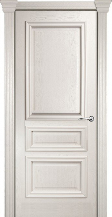 Межкомнатная дверь шпонированная Milyana Бристоль Сити, глухая, ясень жемчуг 900x2000
