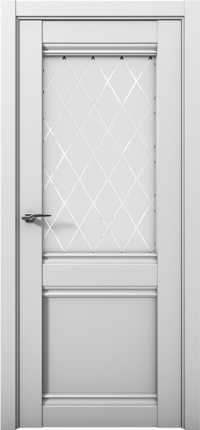 Межкомнатная дверь Cobalt 12, остекленная, манхэттен