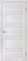 Межкомнатная дверь Деко 19 3D, остеклённая, жемчужный