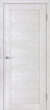 Межкомнатная дверь Деко 21 3D, остеклённая, жемчужный
