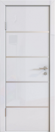 Межкомнатная дверь ДГ-505, белый глянец 900x2000
