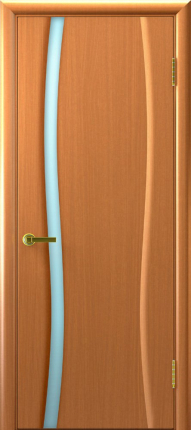 Межкомнатная дверь шпон Luxor Диадема 1, остеклённая, анегри тон 34 900x2000