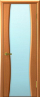 Межкомнатная дверь шпон Luxor Диадема 2, остеклённая, анегри тон 34