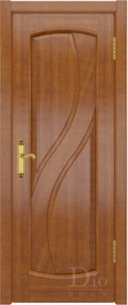 Межкомнатная дверь шпонированная DioDoor Диона, глухая, анегри 900x2000