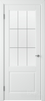 Межкомнатная дверь VFD Доррен 58ДО0, остеклённая, Polar белый