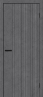 Межкомнатная дверь экошпон Bravo Граффити-32, глухая, Slate Art