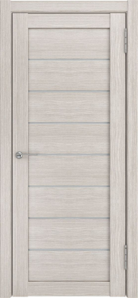 Межкомнатная дверь экошпон Luxor ЛУ-7, остеклённая, капучино 900x2000
