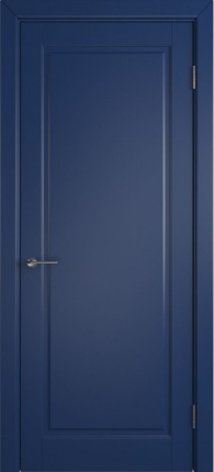 Межкомнатная дверь эмаль Amore глухая синий 900x2000
