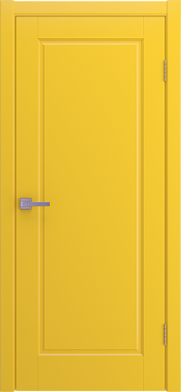 Межкомнатная дверь эмаль Amore глухая желтый 900x2000