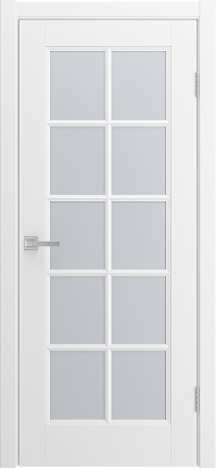 Межкомнатная дверь эмаль Amore остекленная белый 900x2000