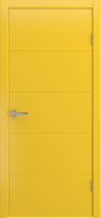 Межкомнатная дверь эмаль BAROKKO глухая желтый