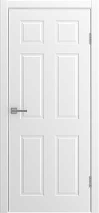 Межкомнатная дверь эмаль BARSELONA глухая белый 900x2000