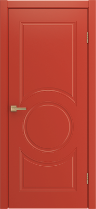 Межкомнатная дверь эмаль DONNA глухая красный 900x2000