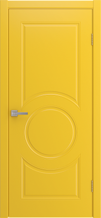 Межкомнатная дверь эмаль DONNA глухая желтый 900x2000