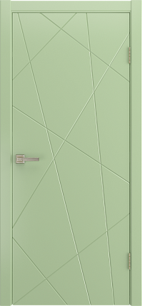 Межкомнатная дверь эмаль FIESTA глухая фисташка 900x2000
