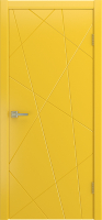 Межкомнатная дверь эмаль FIESTA глухая желтый