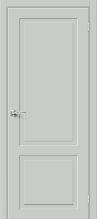 Межкомнатная дверь эмаль Граффити-12, глухая, Grace серый 900x2000