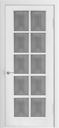 Межкомнатная дверь эмаль Luxor L-10, остеклённая, белый 900x2000