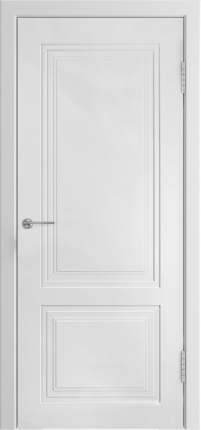 Межкомнатная дверь эмаль Luxor L-2.2, глухая, белый 900x2000