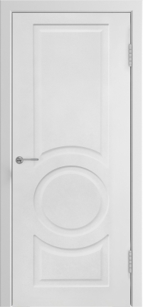 Межкомнатная дверь эмаль Luxor L-6, глухая, белый 900x2000