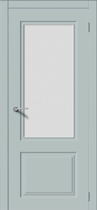 Межкомнатная дверь эмаль Нью-Йорк, остекленная, Манхэттен 900x2000