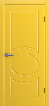 Межкомнатная дверь эмаль OLIVIA глухая желтый