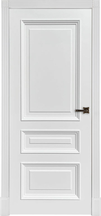 Межкомнатная дверь эмаль Regidoors Кардинал 1/2, глухая, белая 900x2000