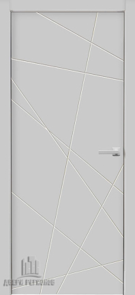 Межкомнатная дверь эмаль Regidoors Стокгольм, глухая, белая 900x2000