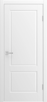 Межкомнатная дверь эмаль Шейл Дорс Капри 2, глухая, белый без патины