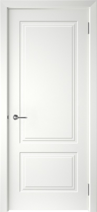 Межкомнатная дверь эмаль Шейл Дорс Левел 2, глухая, белый без патины