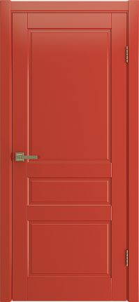 Межкомнатная дверь эмаль STELLA глухая красный 900x2000