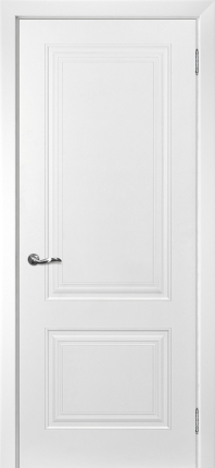 Межкомнатная дверь эмаль Текона Смальта-101, глухая, Сапфир Ral 9003 белый 900x2000